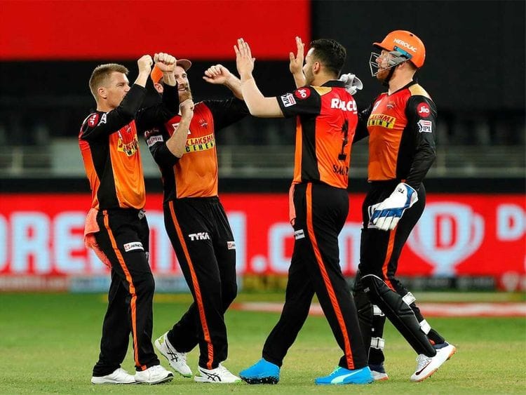 20201002 Sunrisers Hyderabad players