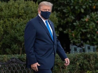 Photos: Trump moved to military hospital after COVID-19 diagnosis