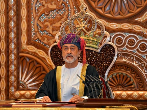 Oman's Sultan Haitham bin Tariq Al Said 