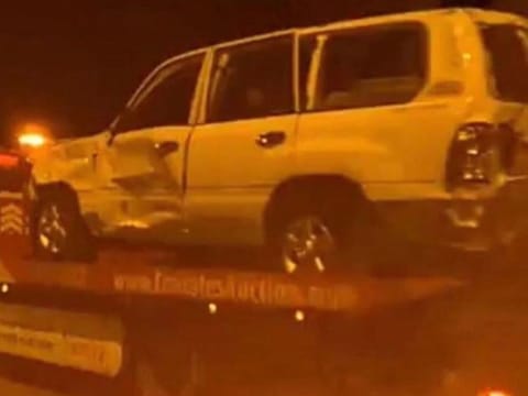 In the first accident, a 20-year-old Emirati youth died in a road accident on Malieha Road. The accident occurred on Sunday around 5pm.