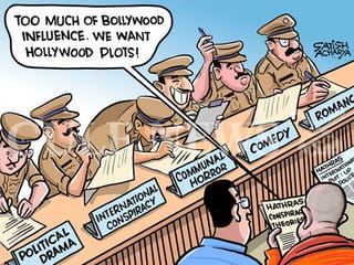 Cartoon from Satish: Yogi Adityanath smells ‘International Conspiracy’ in Hathras rape case