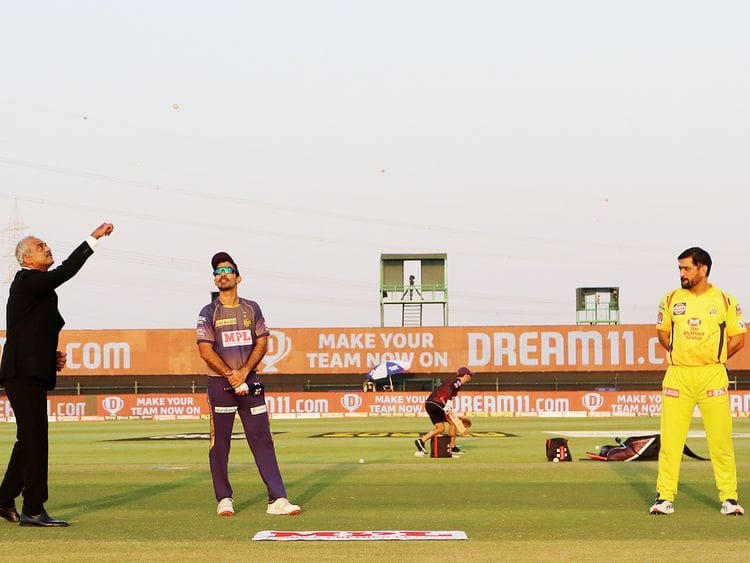 Dinesh Karthik and MS Dhoni,