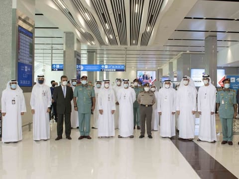 Officials at the inauguration ceremony.