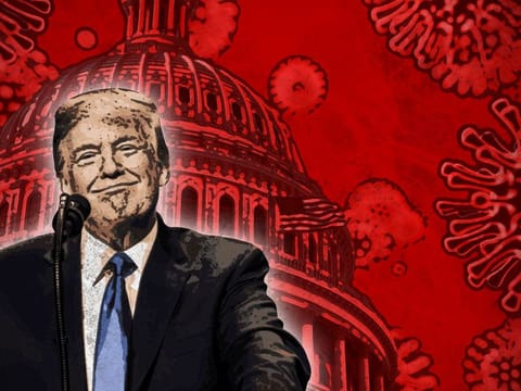 Reports suggest that the West Wing in the White House is almost deserted because so many aides and staff have contracted the virus