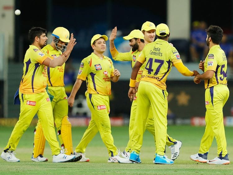 Chennai Super Kings players c