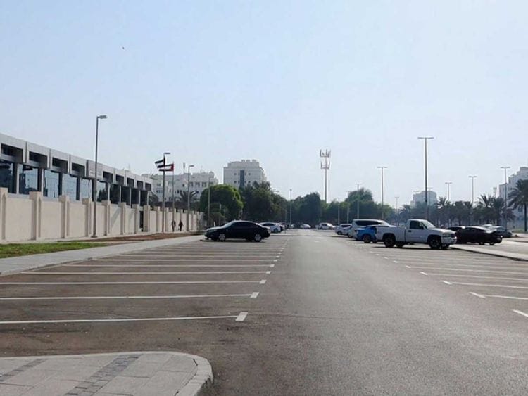New parking spaces