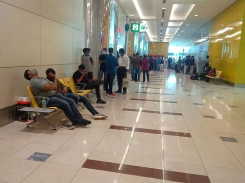Hundreds of stranded Indian and Pakistani passengers were flown back as they did not comply with entry regulations