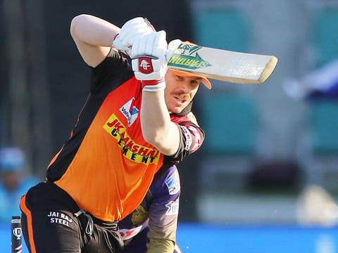 David Warner of Sunrisers Hyderabad