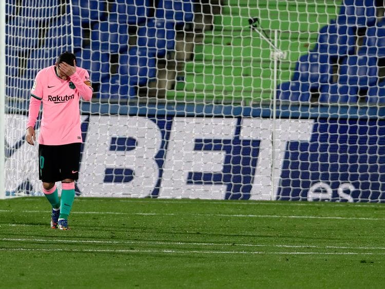 Lionel Messi and Barcelona slip up again