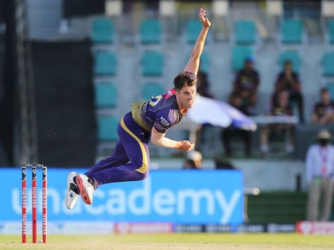 Pat Cummins of Kolkata Knight Riders