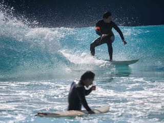 Photos: Surfers enjoy South Korea's Wave Park pool