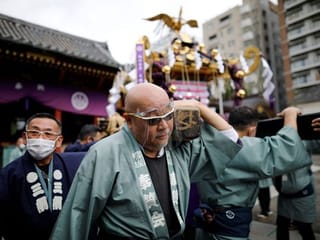 Photos: Japan's Sanja Matsuri festival takes place after COVID-19 delay