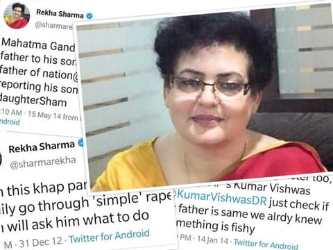  Rekha Sharma, chairperson of the National Commission for Women in India.