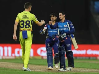 IPL 2020 in UAE: Mumbai Indians destroy Dhoni's sorry Chennai Super Kings – in photos