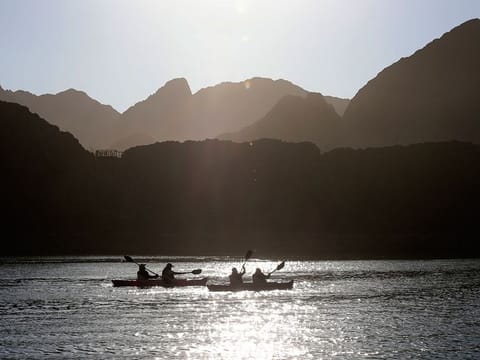 The lake in Hatta is popular among kayakers, seen here in a file photo.  