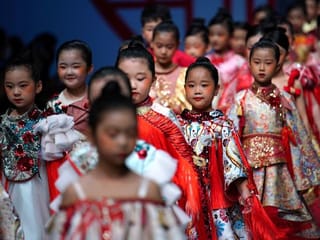 Photos: Child models hit the runway at China Fashion Week