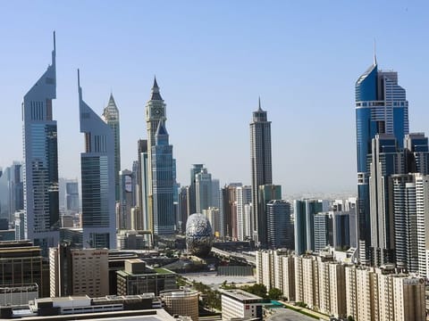 The Central Bank of UAE’s decision to extend the duration of the Zero Cost Facility (ZCF) of Dh50 billion is expected to boost the recovery of the UAE economy. Picture of Dubai skyline used for illustrative purposes only..
