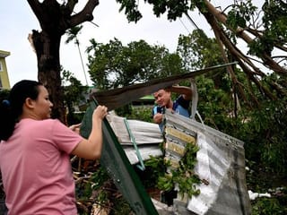 Two dead as Typhoon Molave slams into Vietnam