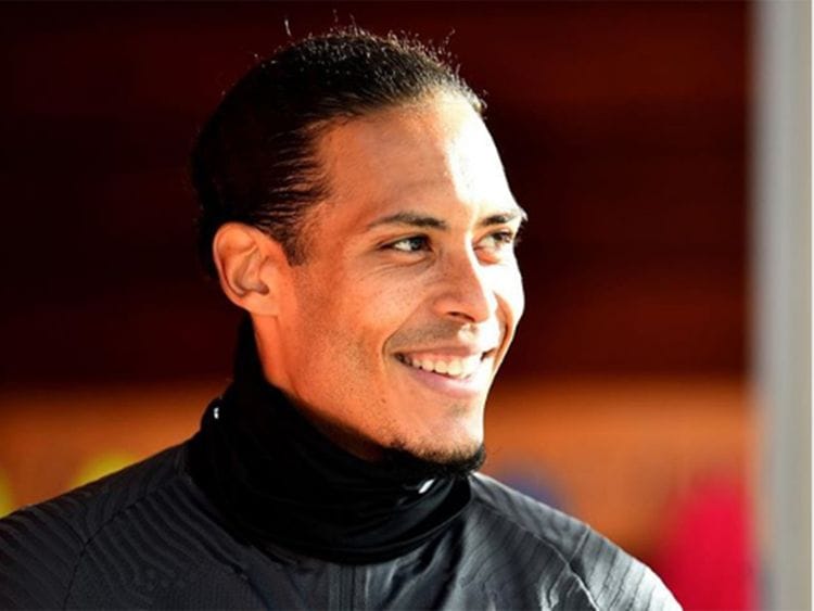 Liverpool's Virgil van Dijk is recovering after surgery