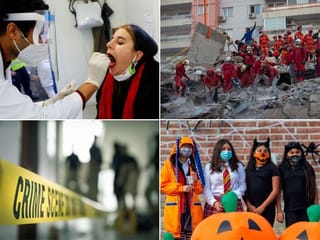 News in pictures: Parents hack daughter to death in India; Turkey quake toll rises; Zero COVID cases in Australia; Murder accused held after 23 years; Georgia ruling party leads; Exorcism after US protests; Earthquake in India…