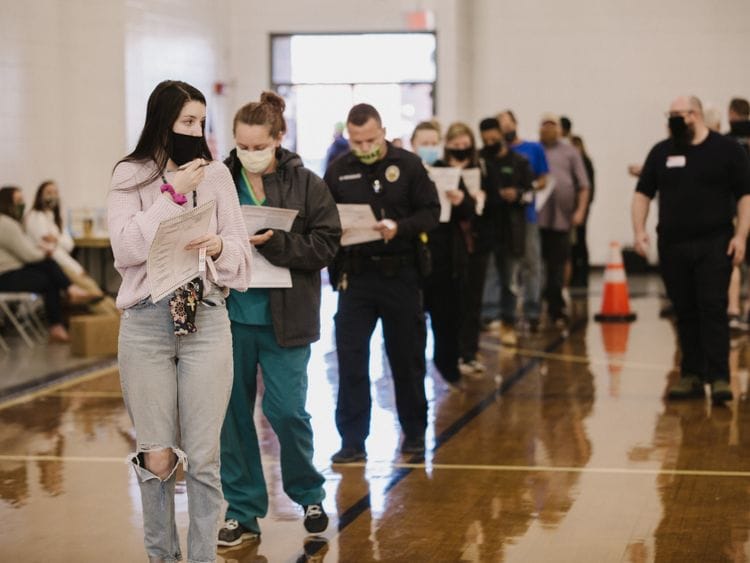 US Elections queues 