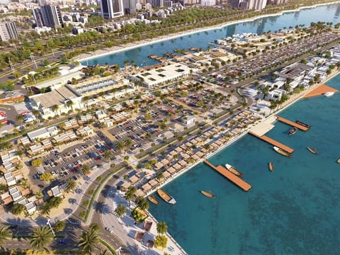 The redevelopment works at Mina Zayed will begin with the demolition of Meena Plaza Towers on November 27