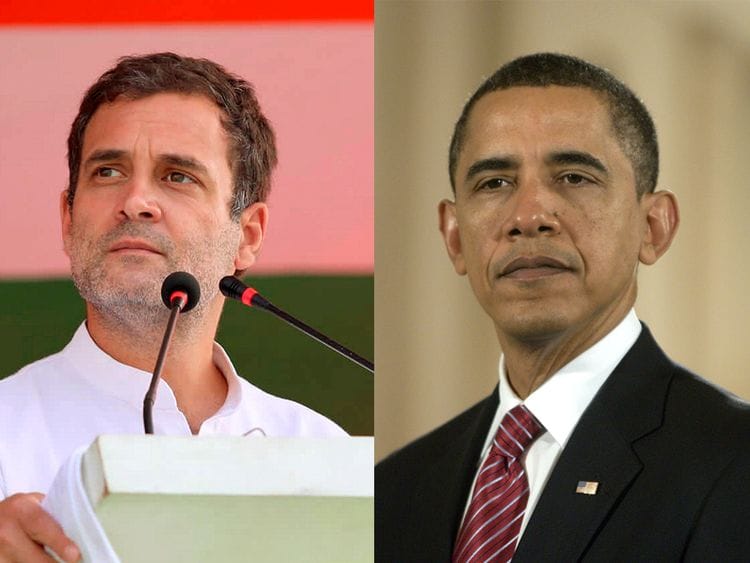 Obama Rahul Gandhi