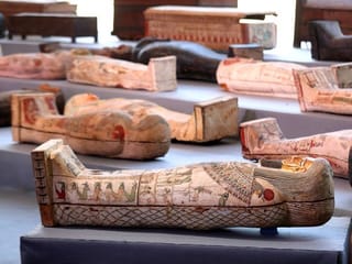 Photos: Egypt unveils ancient coffins, statues found in Saqqara