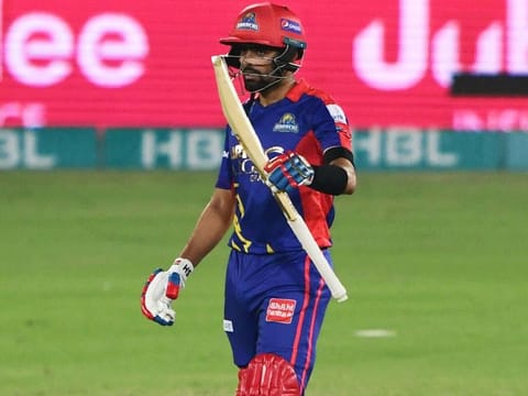 Babar Azam masterminded the Karachi Kings' chase with a 63 off 49 balls in the Pakistan Super League final on Tuesday.