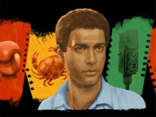 Who is Ahmed Zaki, the subject of the Google doodle today?
