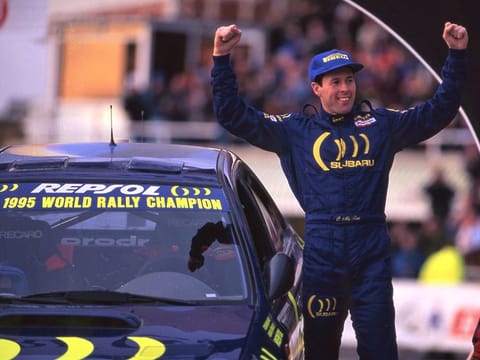 When Colin McRae was on top of the field - after being the world champion of 1995 World Rally Championship.