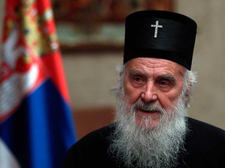 Serbian Patriarch Irinej 