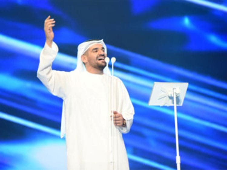 Famous Emirati singer Hussain Al Jassmi 