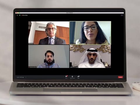 Experts speak at a Badiri webinar.