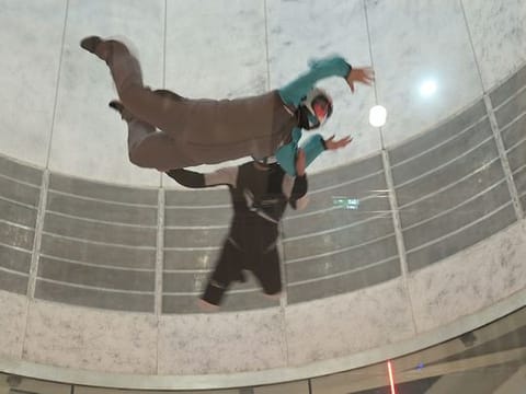 INDOOR SKYDIVING: The world’s largest indoor skydive tunnel in Abu Dhabi