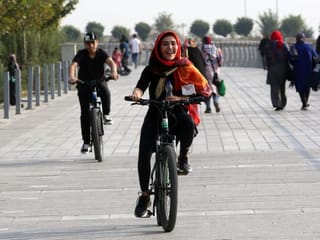 Photos: Uphill battle but Tehran aims to become bike-friendly