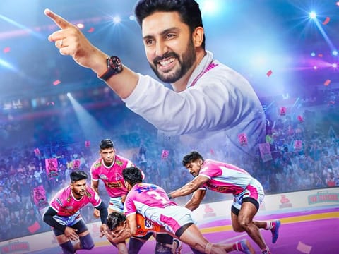 The poster for 'Sons of the Soil: Jaipur Pink Panthers'.