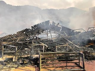 In pictures: Shops gutted in Fujairah's Friday Market blaze