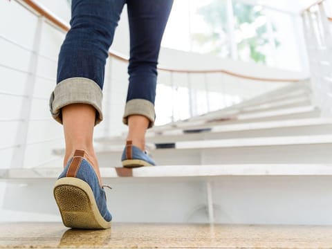 The rule is designed to ensure staircases remain accessible for their intended purpose.