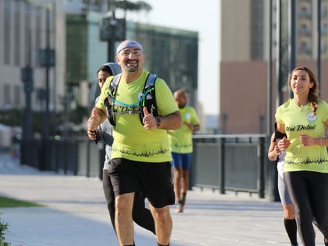 The initiative to run 30km on the last day was planned by Dr Haitham Solh (above), a Dubai resident for the past 12 years.