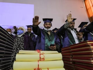Look: Medical students graduate from a Syrian university