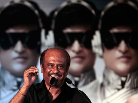 Indian movie superstar Rajinikanth 