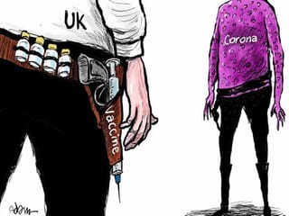Cartoon: The face-off between COVID and the world begins