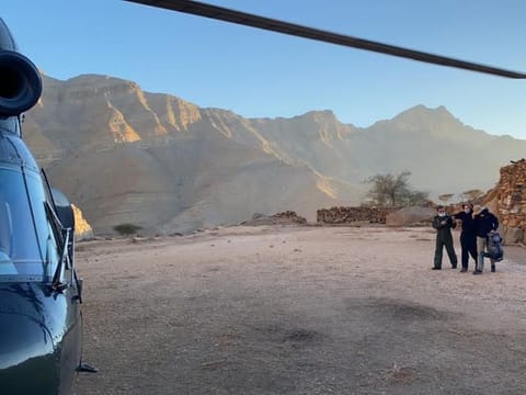 RAK Police rescuing the couple.