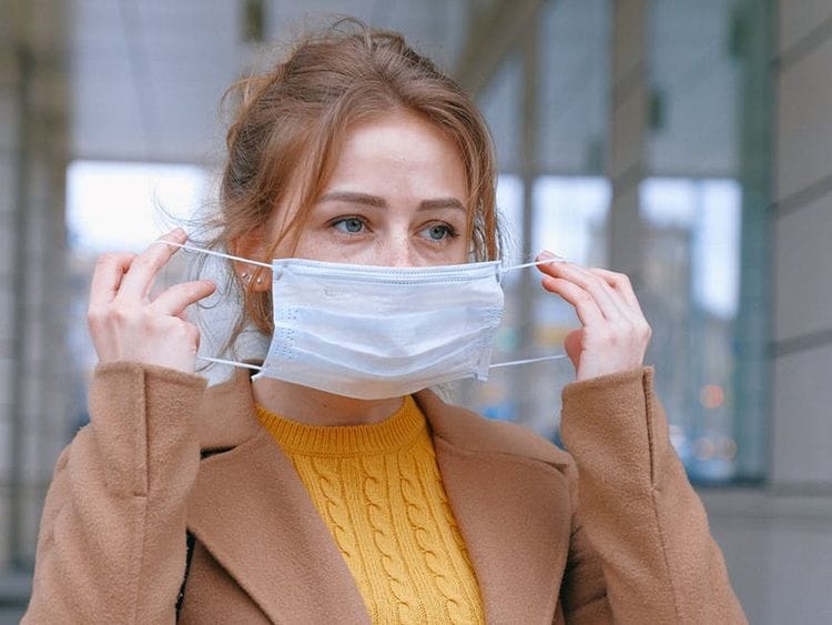 Taking off your face mask