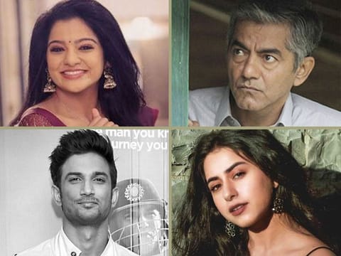 Clockwise from top-left: Chitra, Asif Basra, Sejal Sharma and Sushant Singh Rajput. 