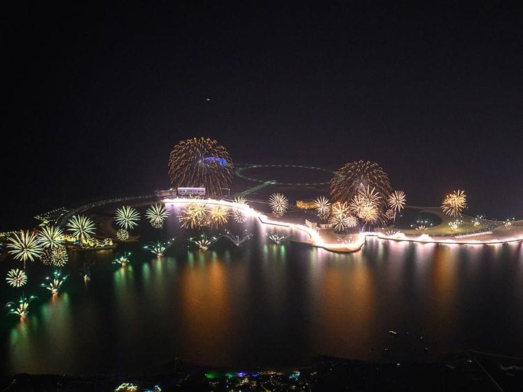 RAK fireworks, Marjan Island