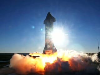 In pictures: The moment SpaceX's Starship prototype exploded on landing after test launch