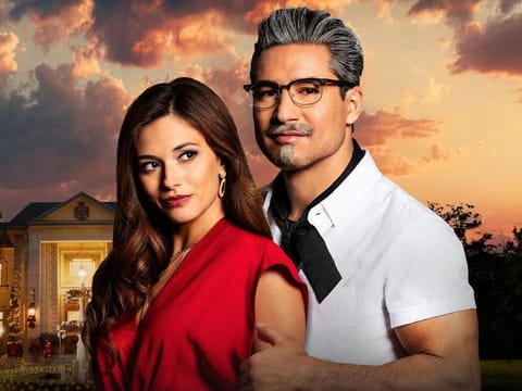 Mario Lopez in the poster for 'A Recipe for Seduction'.