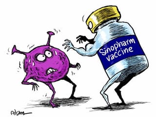 Cartoon: Sinopharm's jab approved in the UAE